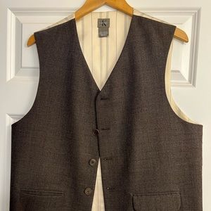 Mens Calvin Klein wool vest
